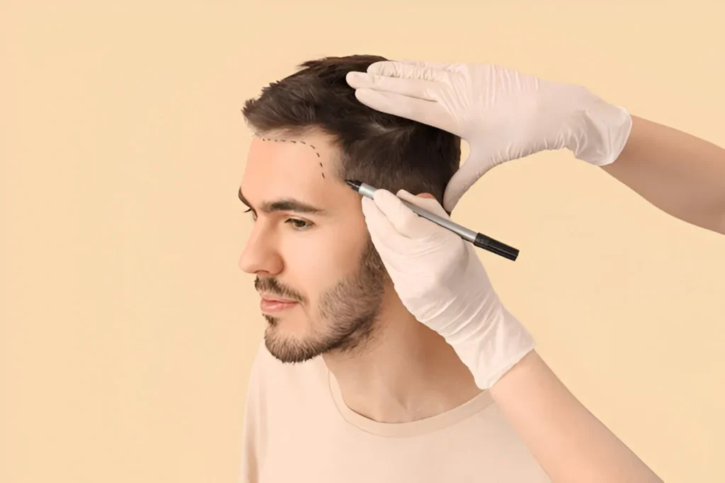 Common patterns of hair loss
