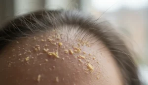 Seborrheic dermatitis causing itch and hair thinning