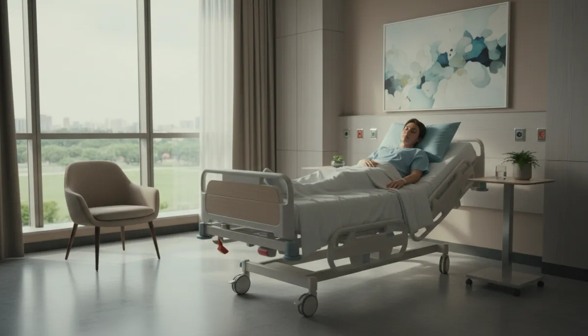 Patient recovering after anesthesia