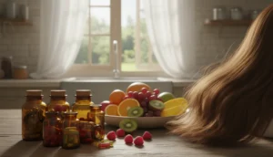 Vitamin supplements supporting hair growth