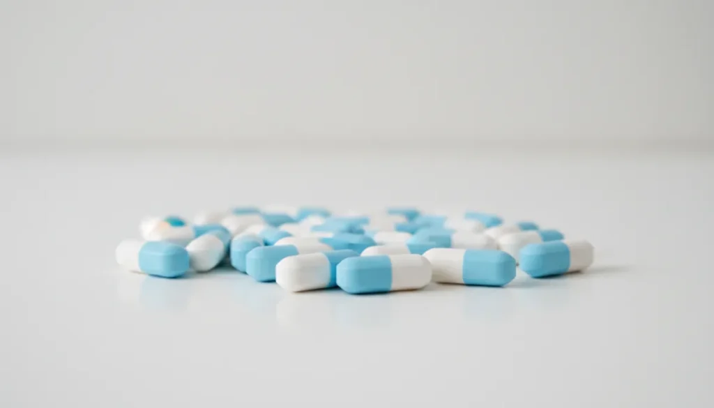 Close-up of Eliquis tablets on a medical background