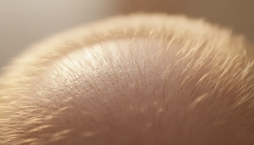Identifying thin hair characteristics