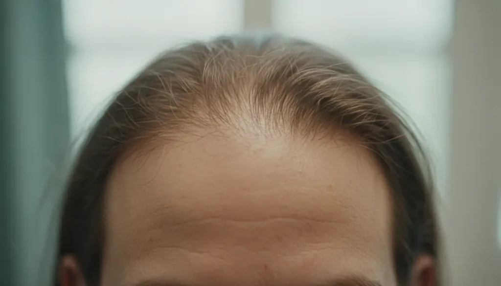 Stress-related hair shedding