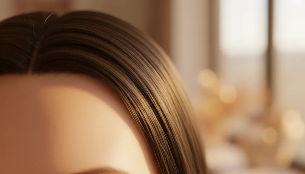 A refreshed scalp following a good scalp treatment