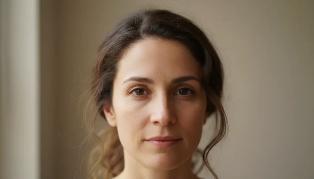 Typical temple thinning pattern in women