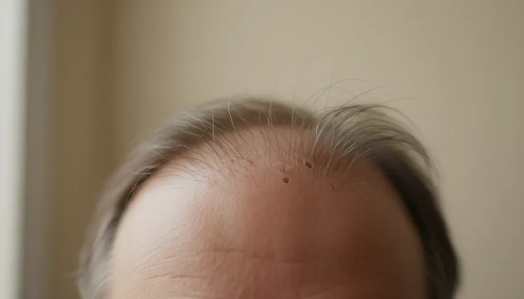 Typical pattern of crown thinning
