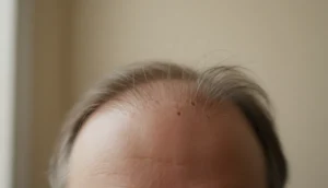 Typical pattern of crown thinning