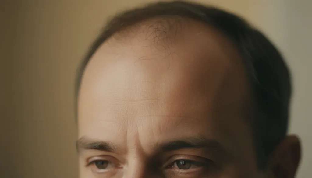 Early signs of hairline recession