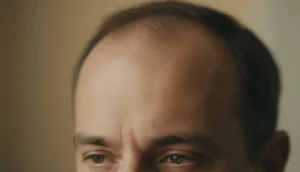 Early signs of hairline recession