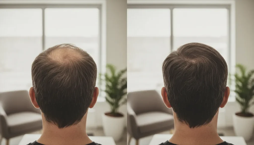 Platelet rich plasma hair before after transformation