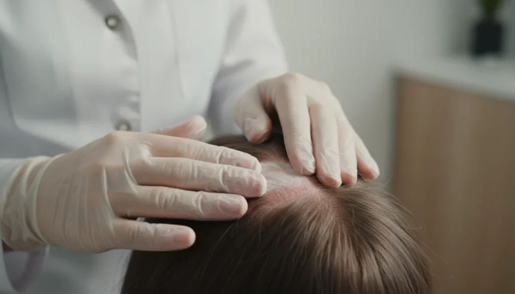 Application of topical steroid on alopecia areata patch