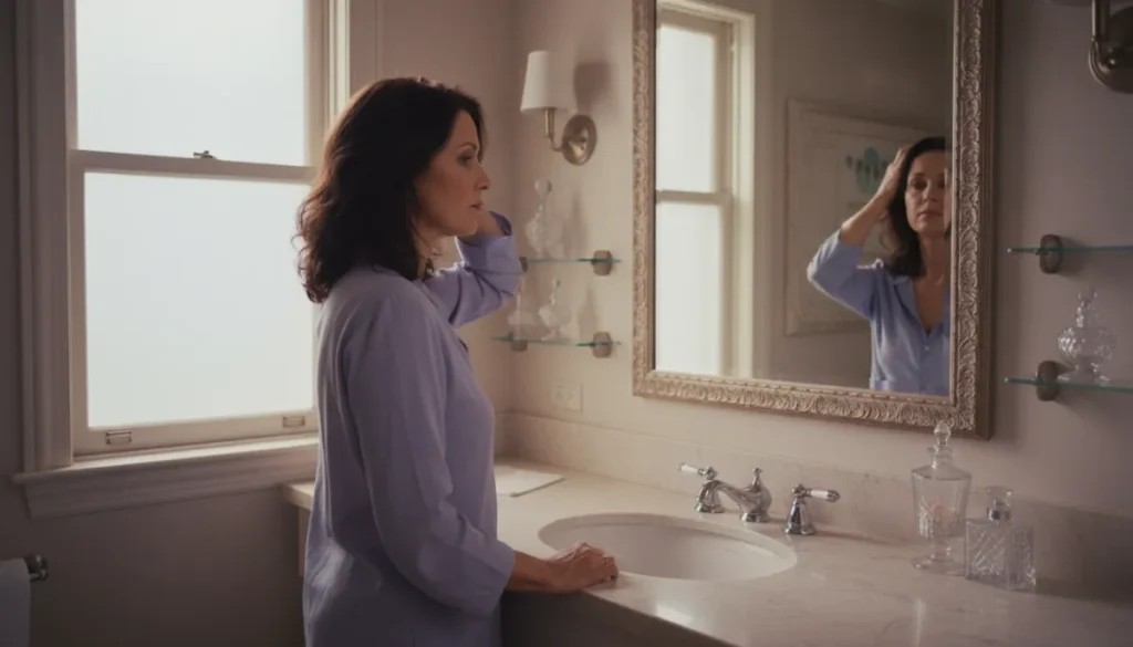 Early signs of menopause‑related hair thinning