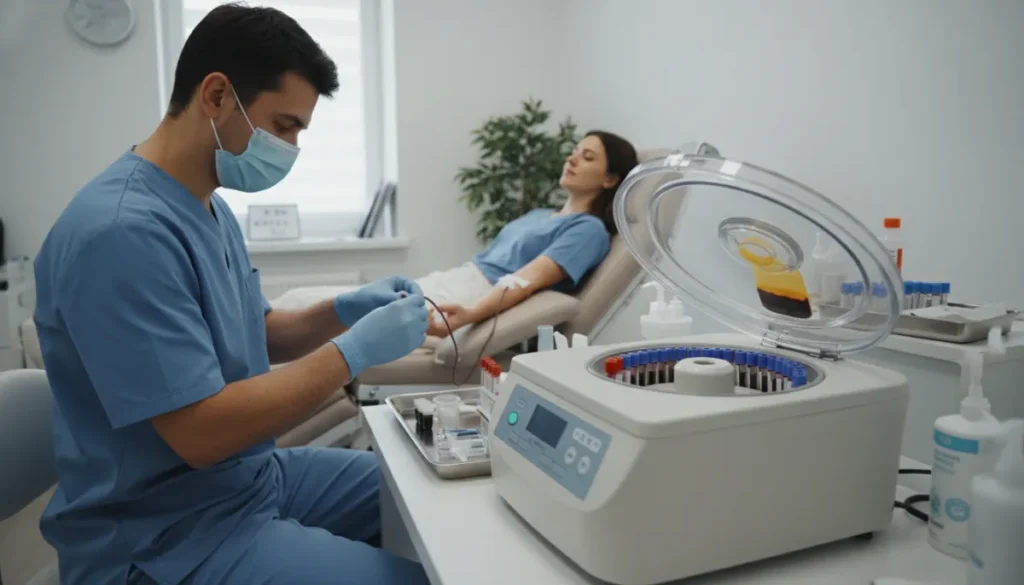 PRP therapy preparation