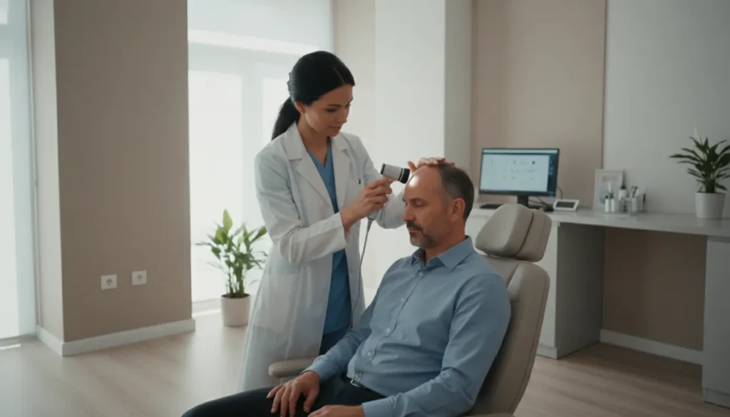 Medical evaluation to pinpoint hair loss causes