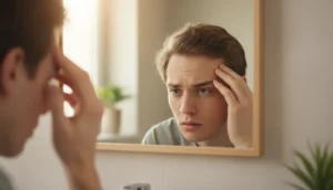 Early detection of hair loss in an 18‑year‑old