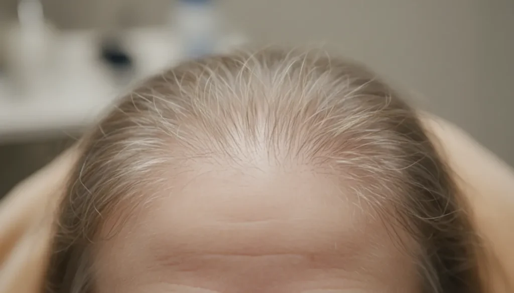 Hair loss patterns during chemotherapy