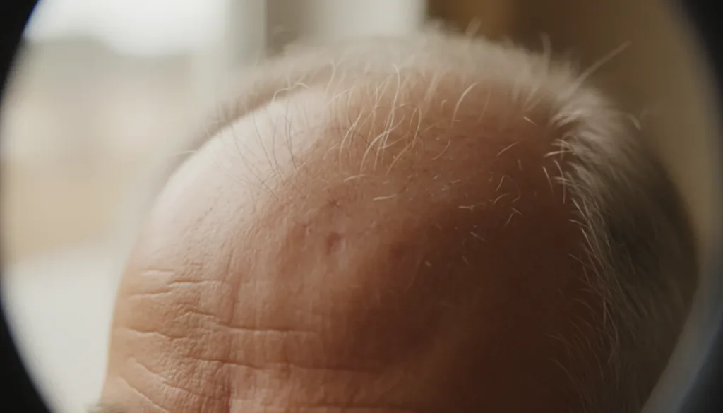 The scalp’s blood flow and follicle activity change with age