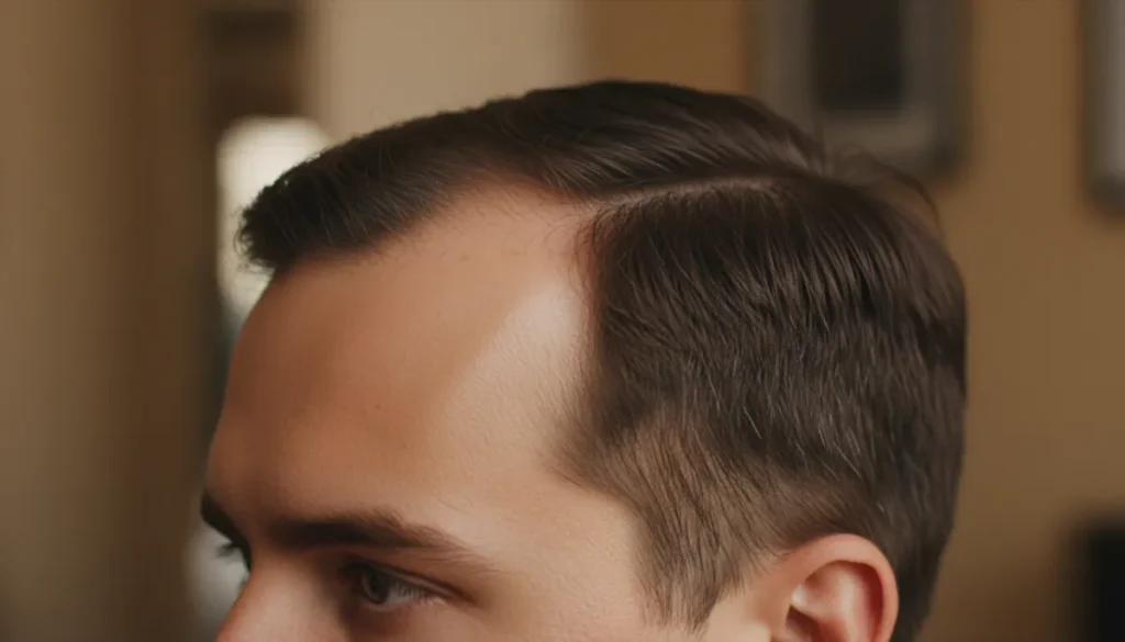 Normal vs. receding hairline