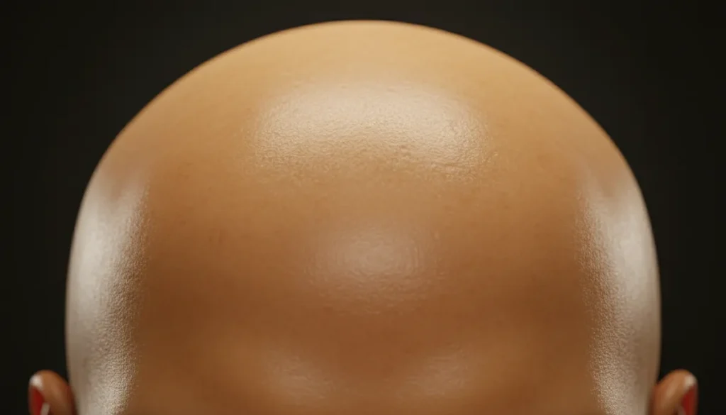 A healthy scalp ready for optimal hair growth
