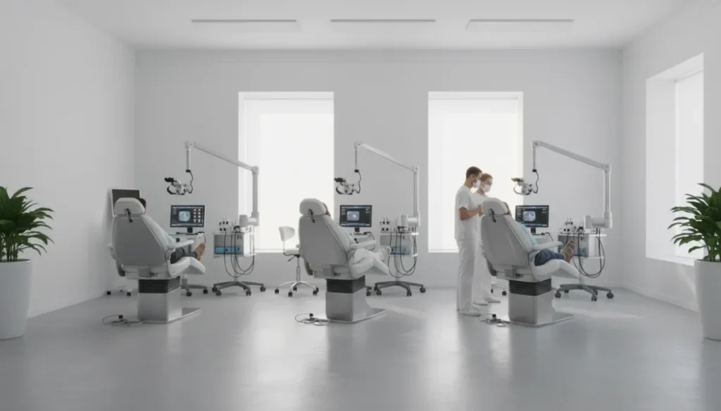 A state‑of‑the‑art hair transplant clinic ready for procedures