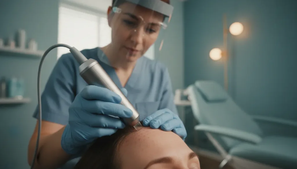 Microneedling enhances exosome absorption