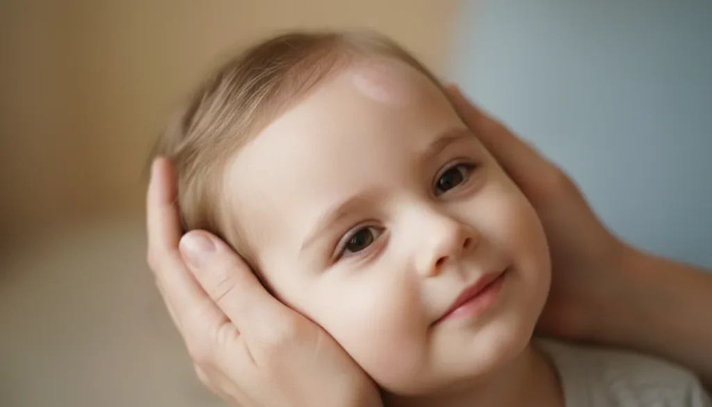 Early signs of alopecia areata in a child