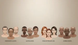 Common forms of alopecia