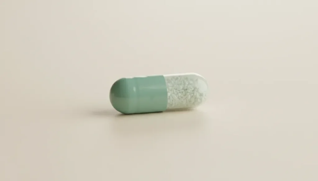 Zoloft capsule used for depression treatment