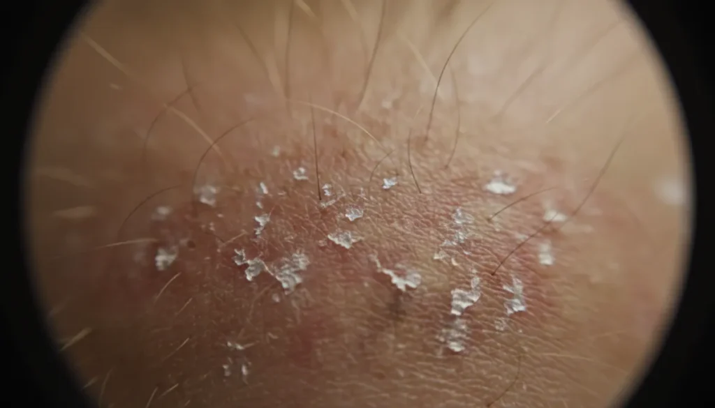 Inflamed scalp can lead to hair shedding