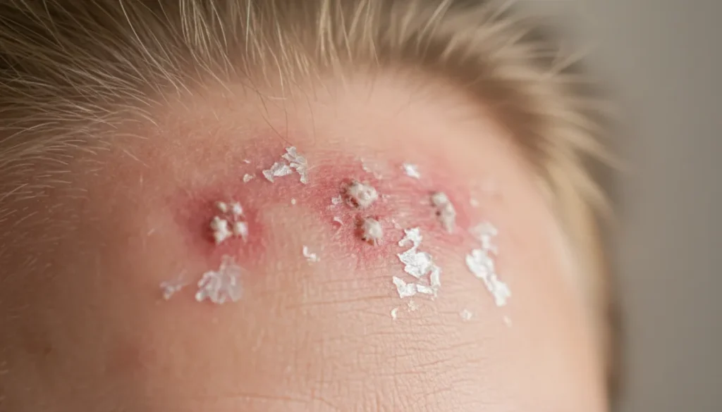 Typical signs of an inflamed scalp that can lead to thinning hair