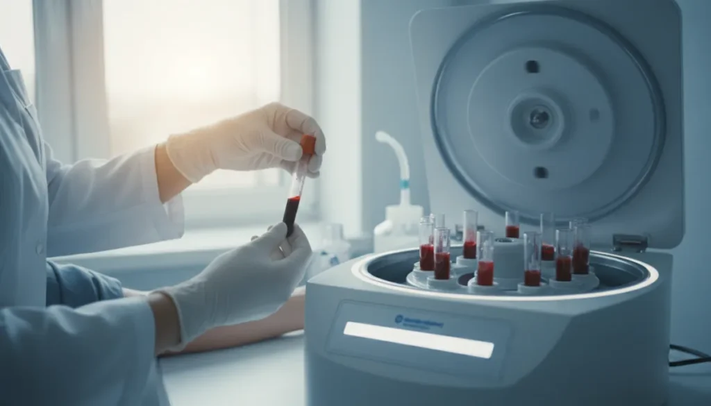 PRP preparation in a modern clinic