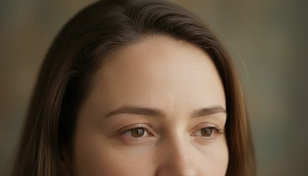 Typical frontal thinning patterns in women