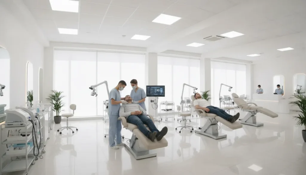 State‑of‑the‑art facilities for hair restoration